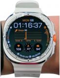 SAMSUNG Galaxy Watch Ultra 47mm LTE AI Smartwatch, Titanium White, Energy Score, Wellness Tips, Heart Rate Tracking, Sleep Monitor, Fitness Tracker, GPS (Canadian Version and Warranty)