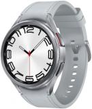 SAMSUNG Galaxy Watch 6 Classic (47mm, WiFi + 4G LTE) 1.5" Super AMOLED, GPS Bluetooth Smartwatch w/Rotating Bezel (Fully Unlocked for US Carriers) R965U (w/Fast Charger Cube, Silver) (Renewed)