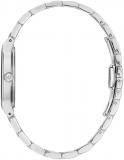 Bulova Ladies' Modern Stainless Steel 3-Hand Quartz Watch, Black Dial Style: 96L299