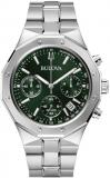Bulova Men's Classic 6-Hand Chronograph High Performance Quartz Silver Stainless...