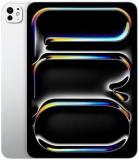 Apple iPad Pro 11-Inch (M4): Built for Apple Intelligence, Ultra Retina XDR Display - Nano-Texture Glass, 1TB, 12MP Front/Back Camera, LiDAR Scanner, Wi-Fi 6E, Face ID, All-Day Battery Life — Silver