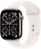 Apple Watch Series 11 [GPS + Cellular 46mm] Smartwatch with Gold Titanium Case with Light Blush Sport Band - S/M. Sleep Score, Fitness Tracker, Health Monitoring, Always-On Display, Water Resistant