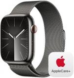 Apple Watch Series 9 [GPS + Cellular 45mm] Smartwatch with Graphite Stainless St...