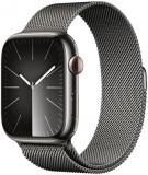Apple Watch Series 9 [GPS + Cellular 45mm] Smartwatch with Graphite Stainless St...