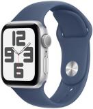 Apple Watch SE (2nd Gen) [GPS 40mm] Smartwatch with Silver Aluminum Case with St...
