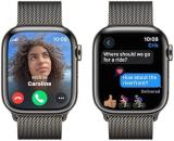Apple Watch Series 9 [GPS + Cellular 41MM] - Graphite Stainless Steel Case with Graphite Milanese Loop, One Size (Renewed)