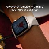 Apple Watch SE 3 [GPS 44mm] Smartwatch with Starlight Aluminum Case with Starlight Sport Band - S/M. Fitness and Sleep Trackers, Heart Rate Monitor, Always-On Display, Water Resistant