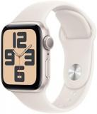 Apple Watch SE (2nd Gen) [GPS 40mm] Smartwatch with Starlight Aluminum Case with...