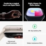Apple Watch Series 9 [GPS, 41mm] - Midnight Aluminum Case with Midnight Sport Band S/M (Renewed Premium)