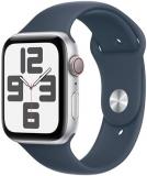 Apple Watch SE (2nd Gen) [GPS + Cellular 44mm] Smartwatch with Silver Aluminum C...