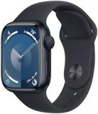 Apple Watch Series 9 GPS 41mm Midnight Aluminum Case with Midnight Sport Band - ...