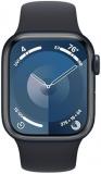 Apple Watch Series 9 GPS 41mm Midnight Aluminum Case with Midnight Sport Band - S/M (2023)