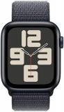 Apple Watch SE (2nd Gen) [GPS + Cellular 44mm] Smartwatch with Midnight Aluminum Case with Ink Sport Loop One Size. Fitness and Sleep Trackers, Crash Detection, Heart Rate Monitor, Carbon Neutral