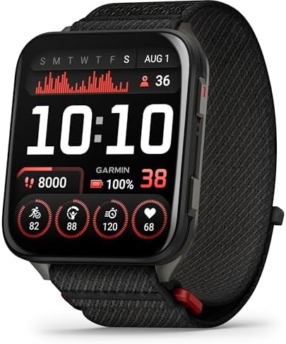 Garmin Venu X1 51 mm Fitness Smartwatch, 2 Inch AMOLED Display, Up to 8 Days Battery Life, 100+ Sports Apps, 24/7 Health and Wellness Functions, Telephony, Display Keyboard, Maps, LED Torch