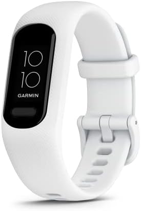 Garmin vívosmart 5, Fitness Tracker, Long-Lasting Battery, Simple Design, White