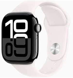 Apple Watch Series 10 [GPS + Cellular, 46mm] - Jet Black Aluminum Case with Ligh...