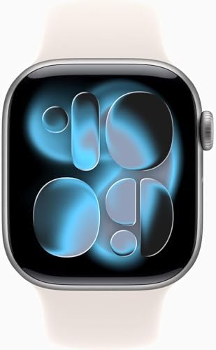 Apple Watch Series 11 [GPS + Cellular, 42mm] Space Gray Aluminum Case with Starl...