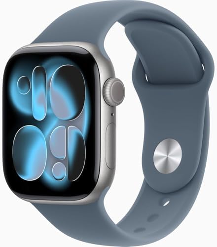 Apple Watch Series 11 [GPS + Cellular, 42mm] Space Gray Aluminum Case with Ancho...