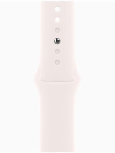 Apple Watch SE 3 [GPS + Cellular, 40mm] Starlight Aluminum Case with Light Blush Sport Band, S/M (Renewed Premium)