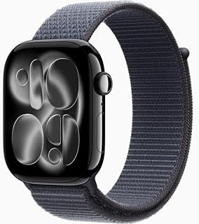 Apple Watch Series 11 [GPS + Cellular, 46mm] Jet Black Aluminum Case with Anchor...