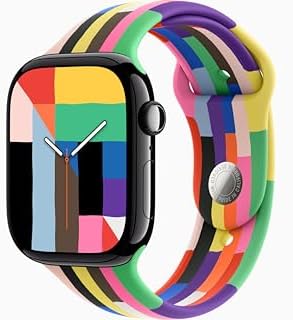 Apple Watch Series 11 [GPS + Cellular, 46mm] Jet Black Aluminum Case with Pride ...