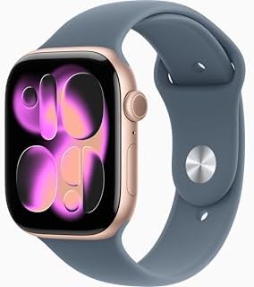 Apple Watch Series 11 [GPS + Cellular, 46mm] Rose Gold Aluminum Case with Anchor...