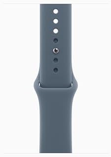 Apple Watch SE 3 [GPS + Cellular, 44mm] Starlight Aluminum Case with Anchor Blue Sport Band, S/M (Renewed)