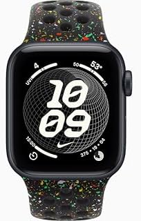 Apple Watch SE 3 [GPS + Cellular, 40mm] Midnight Aluminum Case with Midnight Black Nike Sport Band, M/L (Renewed)
