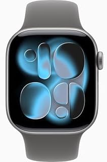 Apple Watch Series 11 [GPS + Cellular, 42mm] Space Gray Aluminum Case with Stone...