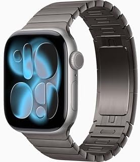 Apple Watch Series 11 [GPS + Cellular, 42mm] Space Gray Aluminum Case with Slate...