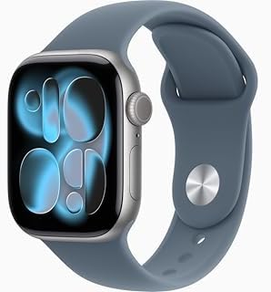 Apple Watch Series 11 [GPS + Cellular, 42mm] Space Gray Aluminum Case with Ancho...