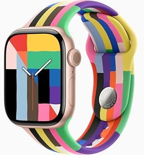 Apple Watch Series 11 [GPS + Cellular, 42mm] Rose Gold Aluminum Case with Pride ...