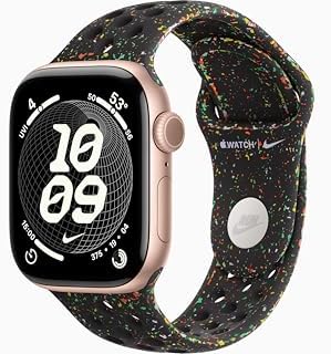 Apple Watch Series 11 [GPS + Cellular, 42mm] Rose Gold Aluminum Case with Midnig...