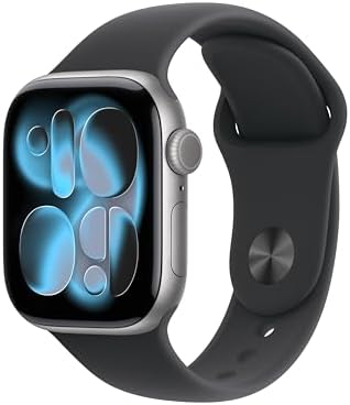 Apple Watch Series 11 [GPS + Cellular 42mm] Smartwatch with Space Grey Aluminum ...