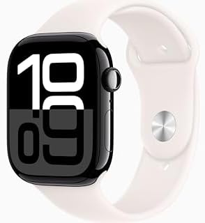 Apple Watch Series 10 [GPS + Cellular, 46mm] - Jet Black Aluminum Case with Ligh...