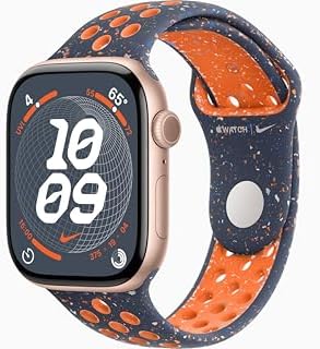 Apple Watch Series 10 [GPS + Cellular, 42mm] - Rose Gold Aluminum Case with Blue...