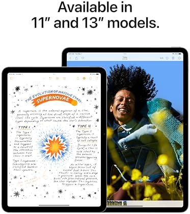 Apple iPad Air 11-inch (M2): Built for Apple Intelligence, Liquid Retina Display, 512GB, 12MP Front/Back Camera, Wi-Fi 6E, Touch ID, All-Day Battery Life — Starlight