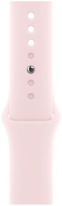 Apple Watch Series 9 [GPS 41mm] Pink Aluminum Case with Pink Sport Band M/L (Renewed)