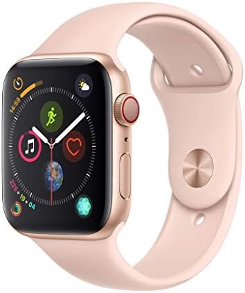 Apple Watch Series 4 (GPS + Cellular, 44mm) - Gold Aluminum Case with Pink Sand ...