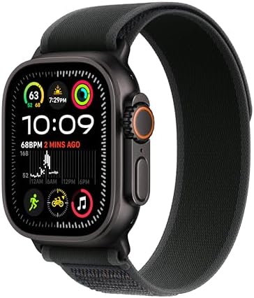 Apple Watch Ultra 2 [GPS + Cellular 49mm] - Black Titanium Case with Black Trail...