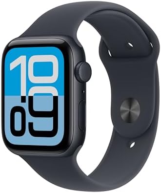 Apple Watch SE 3 [GPS + Cellular 44mm] Smartwatch with Midnight Aluminum Case wi...
