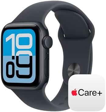 Apple Watch SE 3 [GPS 40mm] Smartwatch with Midnight Aluminium Case with Midnigh...