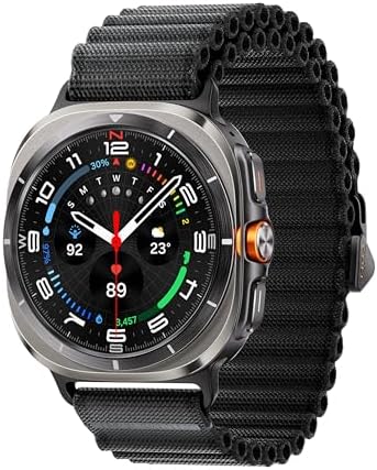 Samsung Galaxy Watch Ultra Bespoke Edition 47mm LTE AI Smartwatch Energy Score, Wellness Tips, Heart Rate, Sleep Monitor, Fitness Tracker, 2024, Titanium Silver (Renewed)