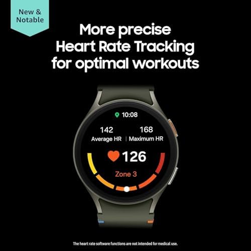 Samsung Galaxy Watch 7 44mm GPS - AI Smartwatch w/Energy Score, Wellness Tips, Heart Rate Tracking, Sleep Monitor, Fitness Tracker, 2024, Silver (Renewed)