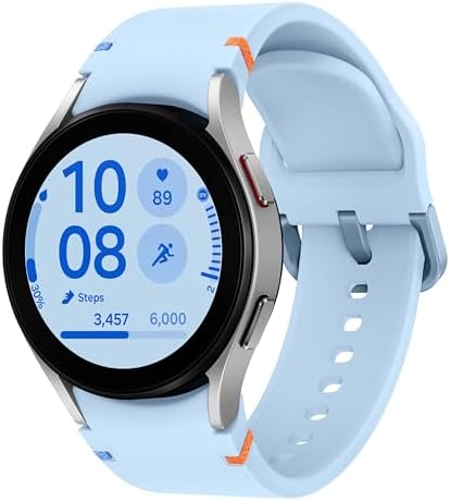 SAMSUNG Galaxy Watch FE 40mm Bluetooth AI Smartwatch w/Fitness Tracking, BIA Sensor, Personalized HR Zones, Heart Rate Tracker, Sleep Monitor, 2024, Silver (Renewed)