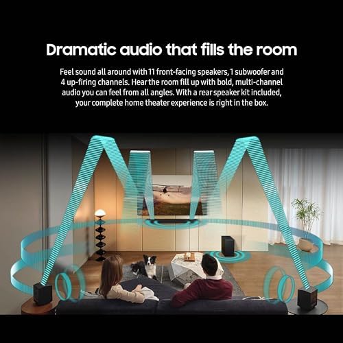 Samsung (Refurbished Q990D 5.1.2ch Soundbar w/Wireless Dolby Atmos Audio with Alexa Built-in, HW-Q990D/ZA (Renewed)