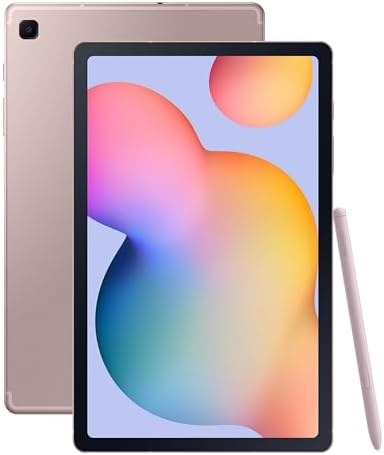 Samsung Galaxy Tab S6 Lite (2024) 10.4" 64GB WiFi Android Student Tablet, S Pen for Note-Taking, Gaming Ready, Long Battery Life, Expandable Storage, US Version, Chiffon Pink, Amazon Exclusive