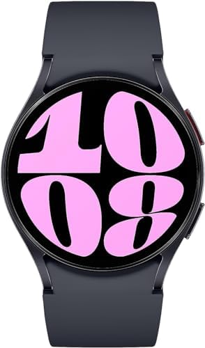 Samsung Galaxy Watch 6 40mm Aluminum Smartwatch w/ Fitness Tracker, Heart Monitor, BIA Sensor, Advanced Sleep Coaching, Bluetooth – Graphite (Renewed)