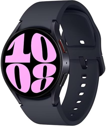 SAMSUNG Galaxy Watch 6 40mm Aluminum Smartwatch w/ Fitness Tracker, Heart Monitor, BIA Sensor, Advanced Sleep Coaching, Bluetooth – Graphite