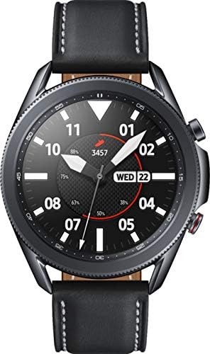 Samsung Galaxy Watch3 Watch 3 (GPS, Bluetooth, LTE) Smart Watch with Advanced Health Monitoring, Fitness Tracking, and Long Lasting Battery (Black, 45MM) (Renewed)